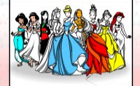 Jogo de Colorir das Princesas Disney